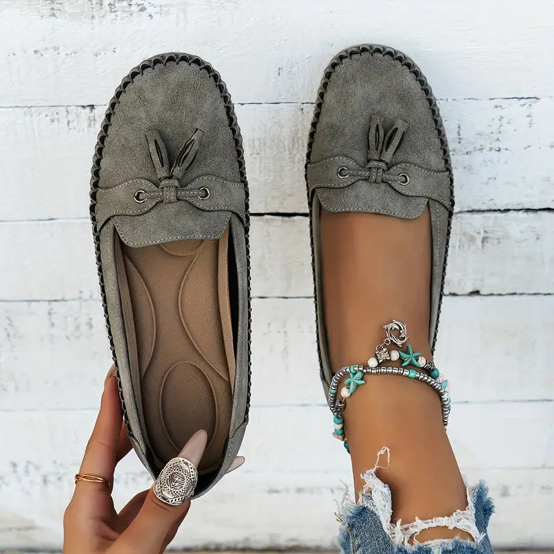 Reagan - Classic Bow Loafers