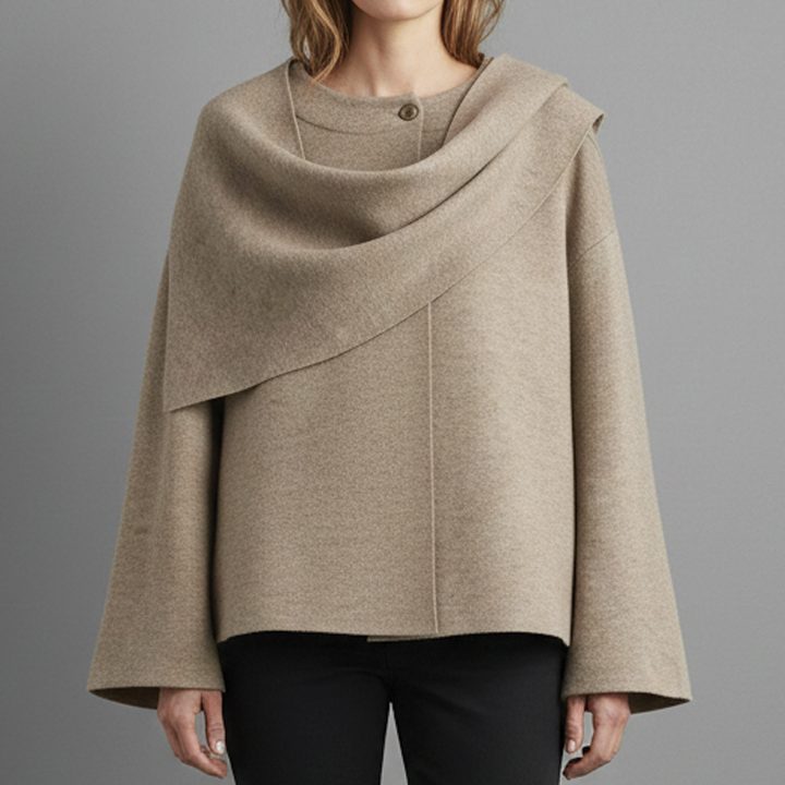 Ariana - Asymmetric Commuter Coat
