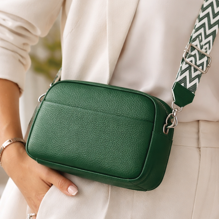 Stella - Pebbled Leather Crossbody Bag