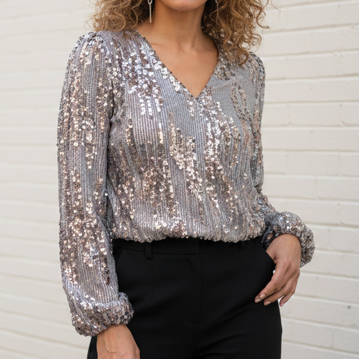 Carol - Sequin Party Top