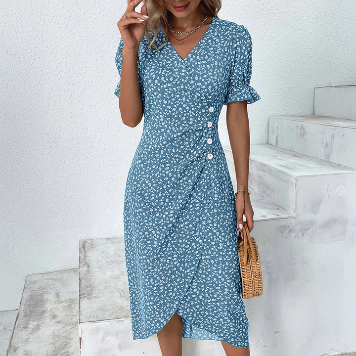 Evelyn - Wrap Midi Dress