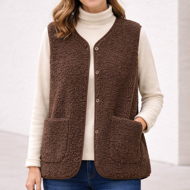 Cozy Plush Vest for Women