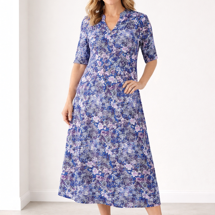 Lori - Button Midi Dress