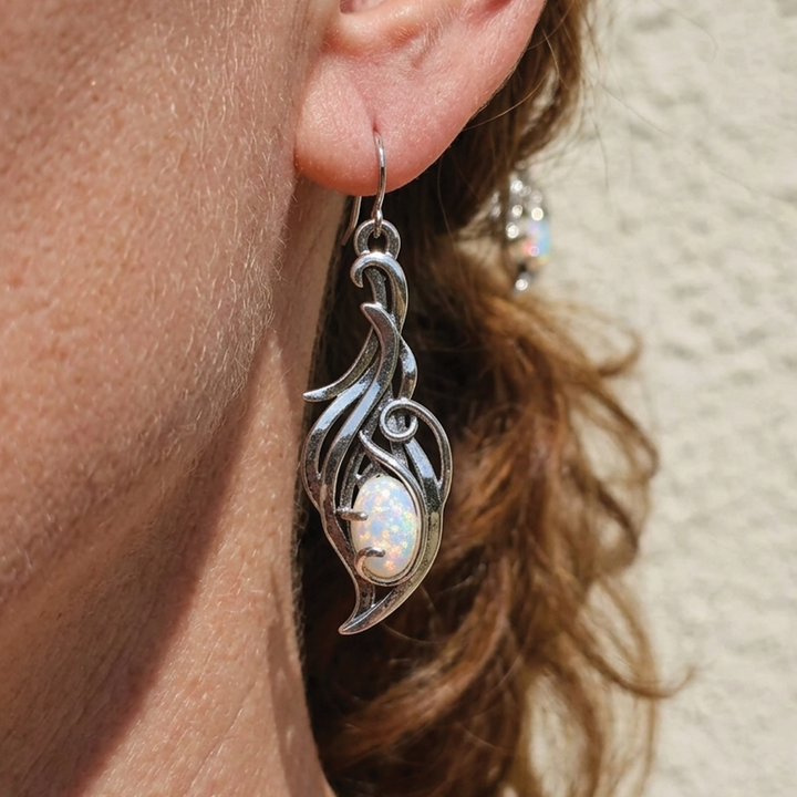 Suzanne - Opal Drop Earrings