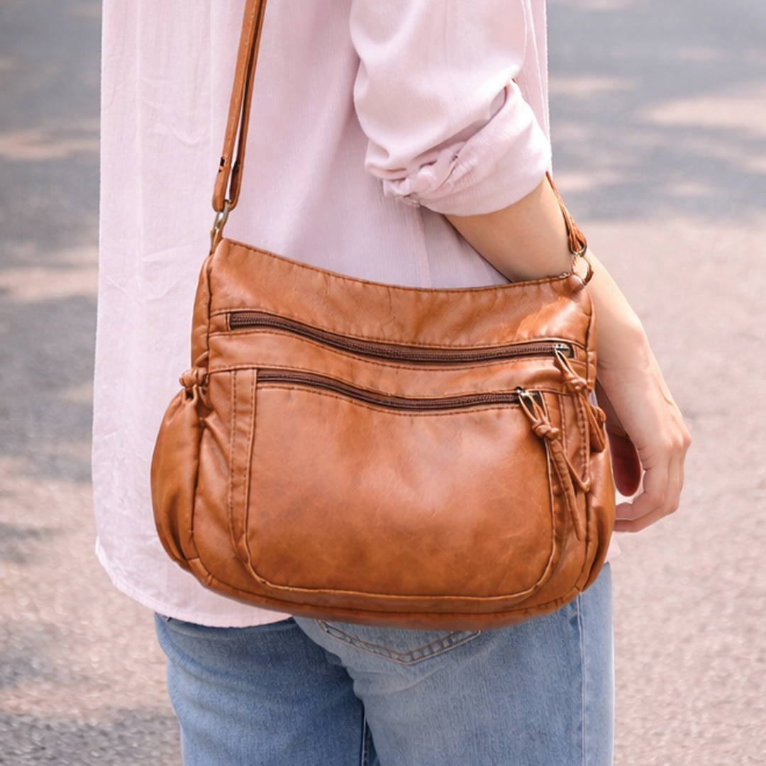 Harlow - Vegan Leather Crossbody Shoulder Bag