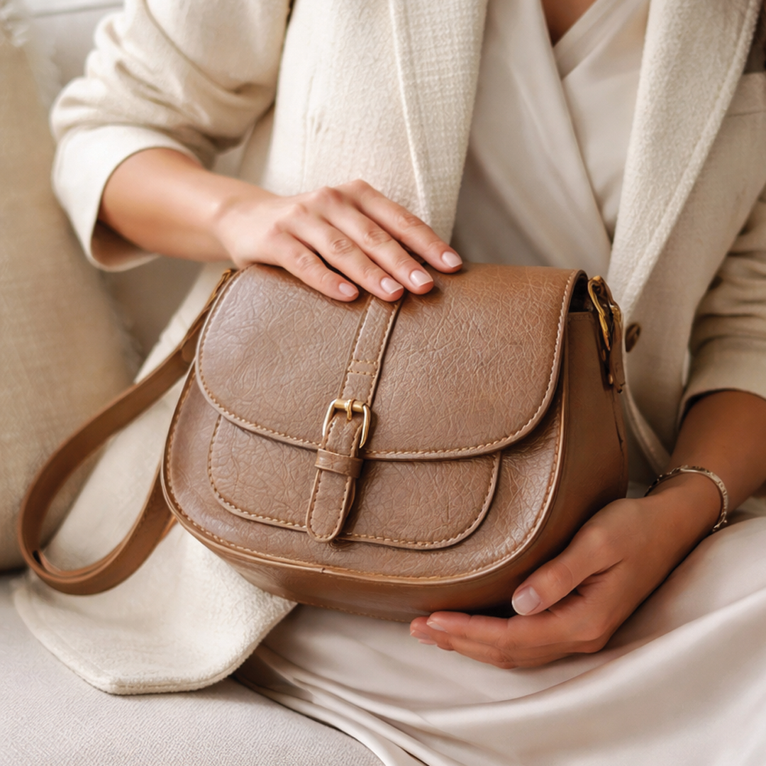 Michele - Vegan Leather Crossbody Bag