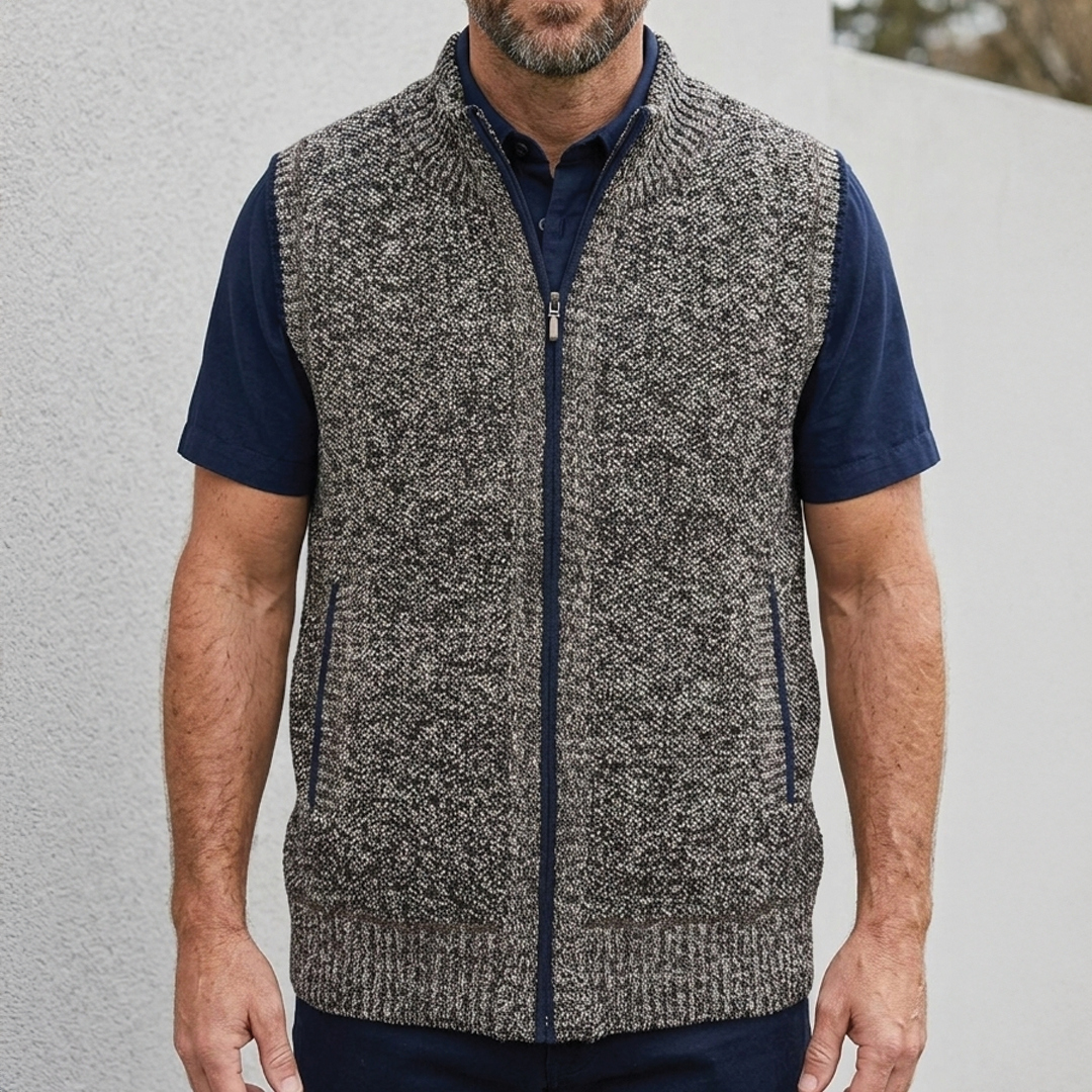Carter - Zip-Up Sweater Vest