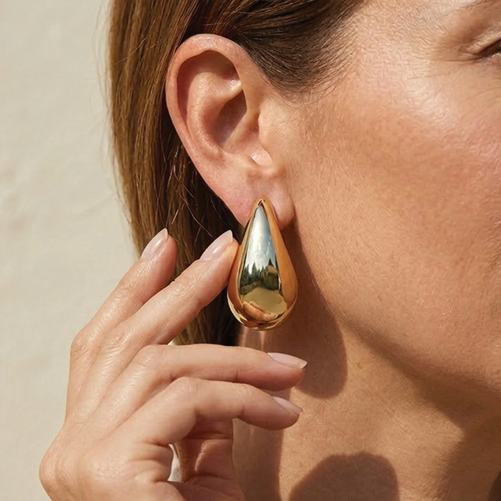 Susan - Bold Teardrop Earrings