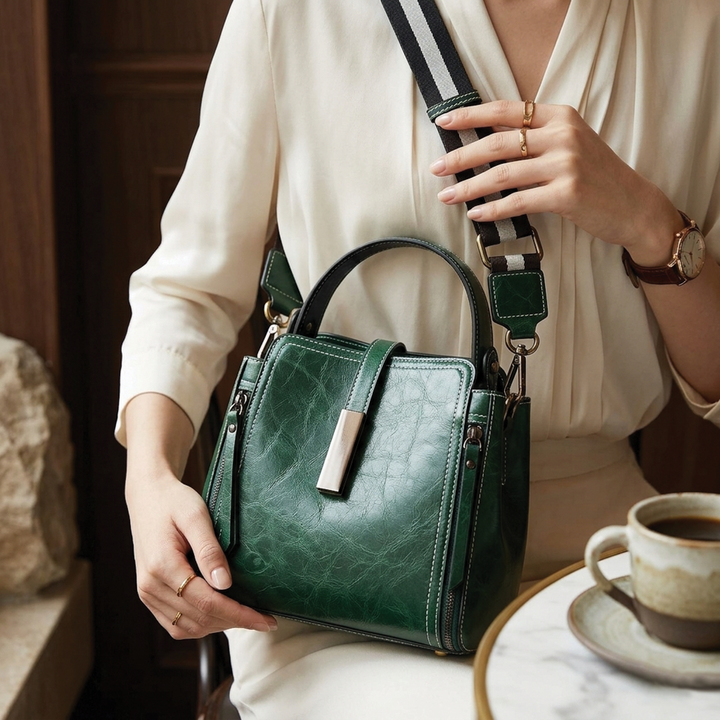 Cathy - Leather Crossbody Bag