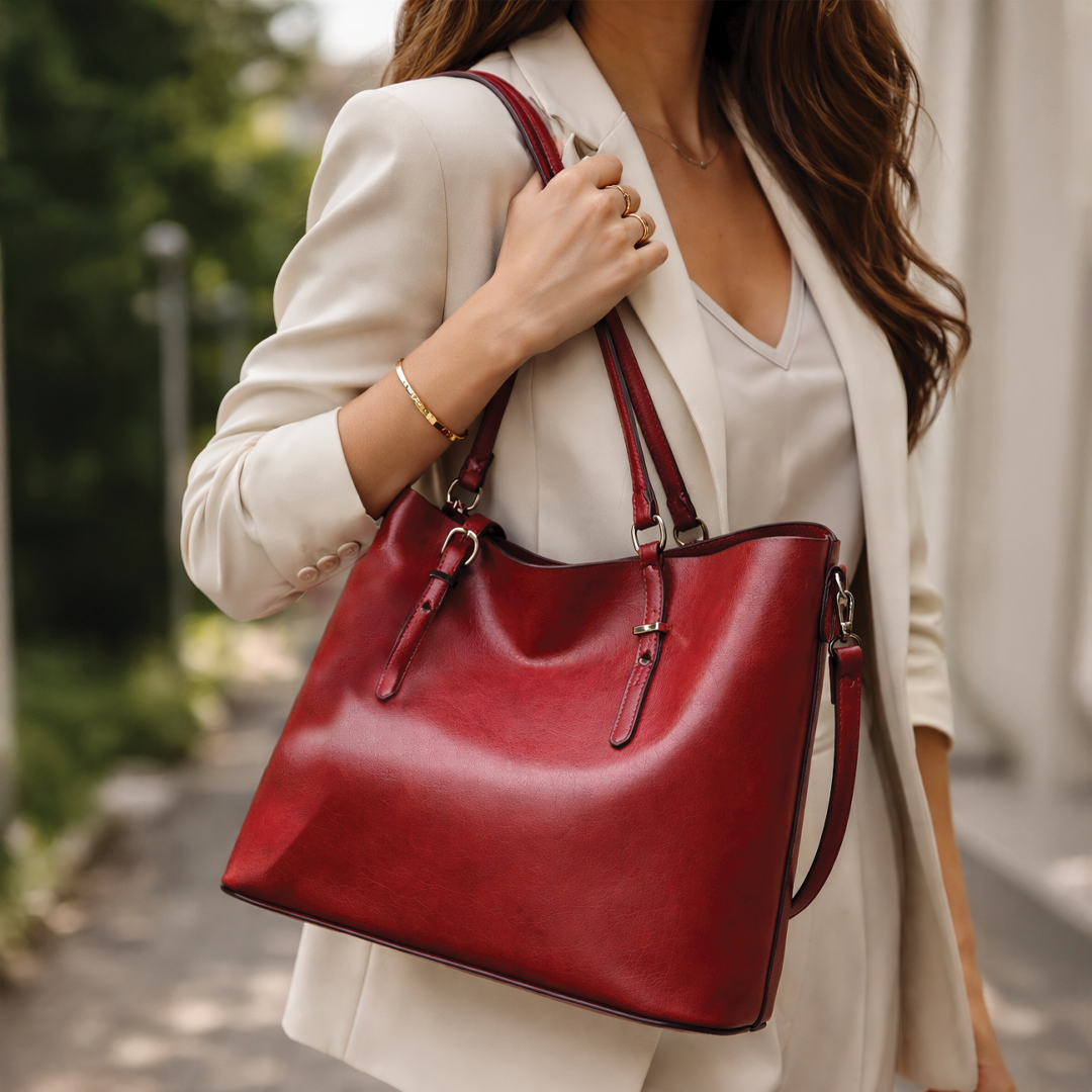Kathy - Vegan Leather Tote Bag