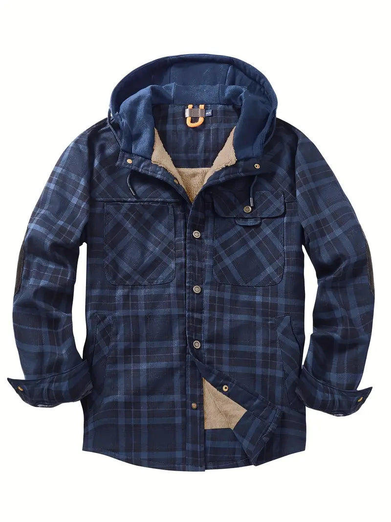 Wyatt - Hooded Checked Jacket