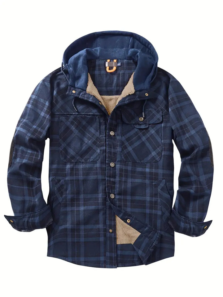 Wyatt - Hooded Checked Jacket