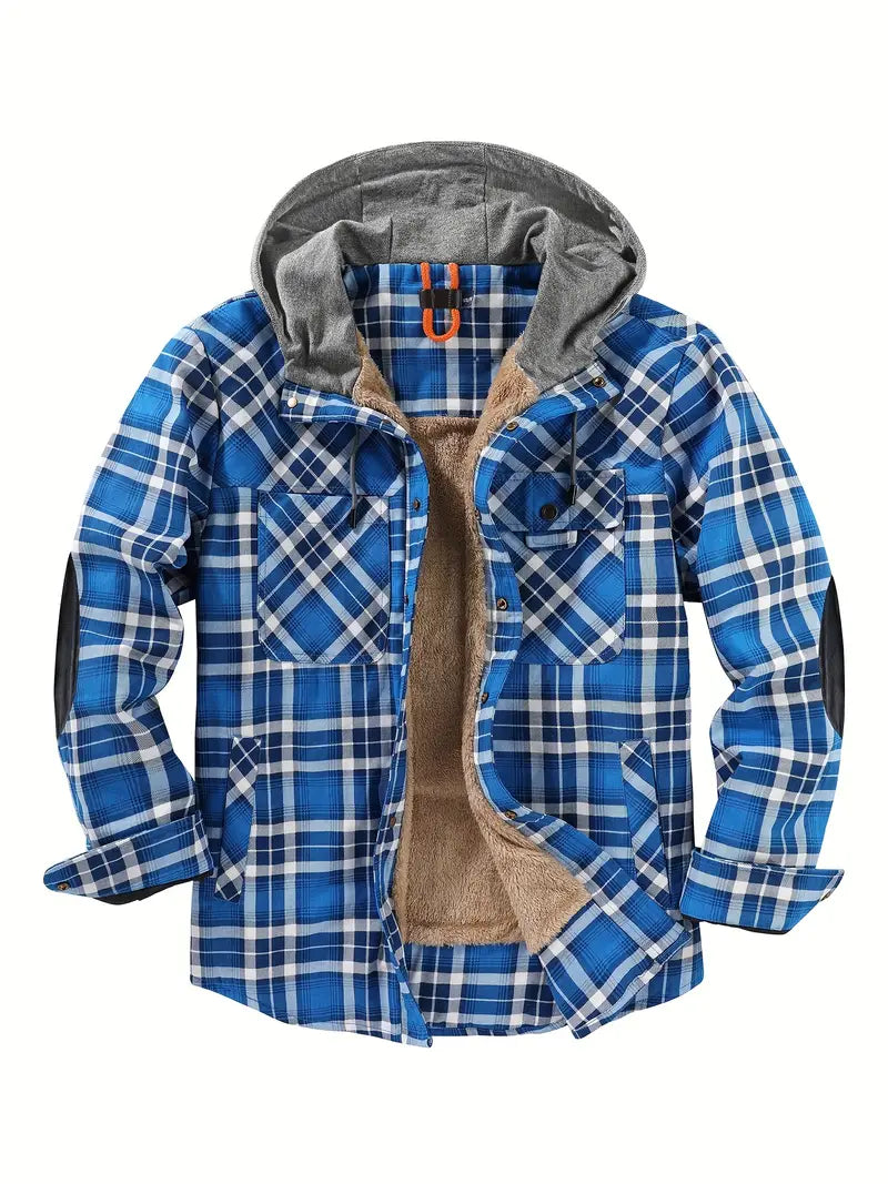 Wyatt - Hooded Checked Jacket