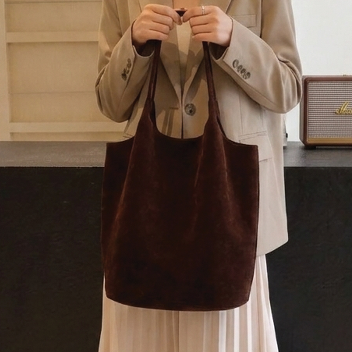 Judy - Suede Tote Bag