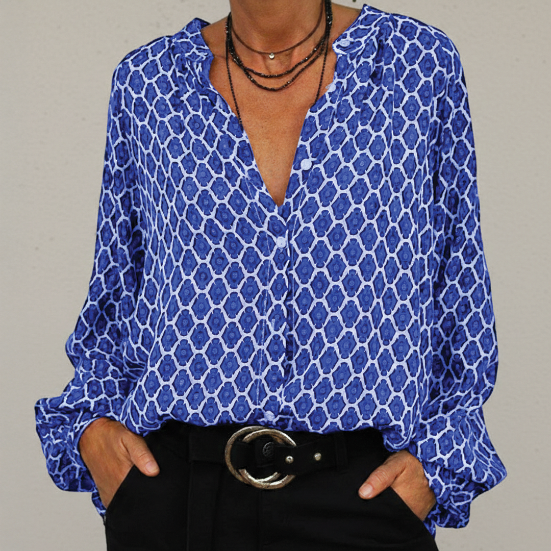 Autumn - V-Neck Blouse