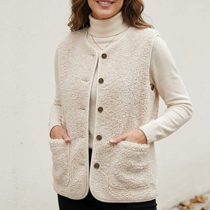 Cozy Plush Vest for Women