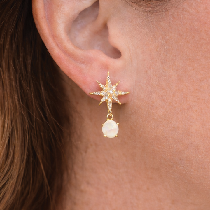 Lori - Moon Star Earrings