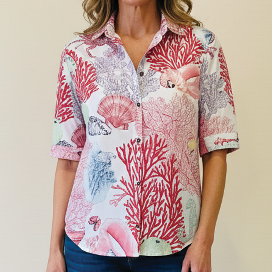 Rachel - Button-Down Summer Blouse