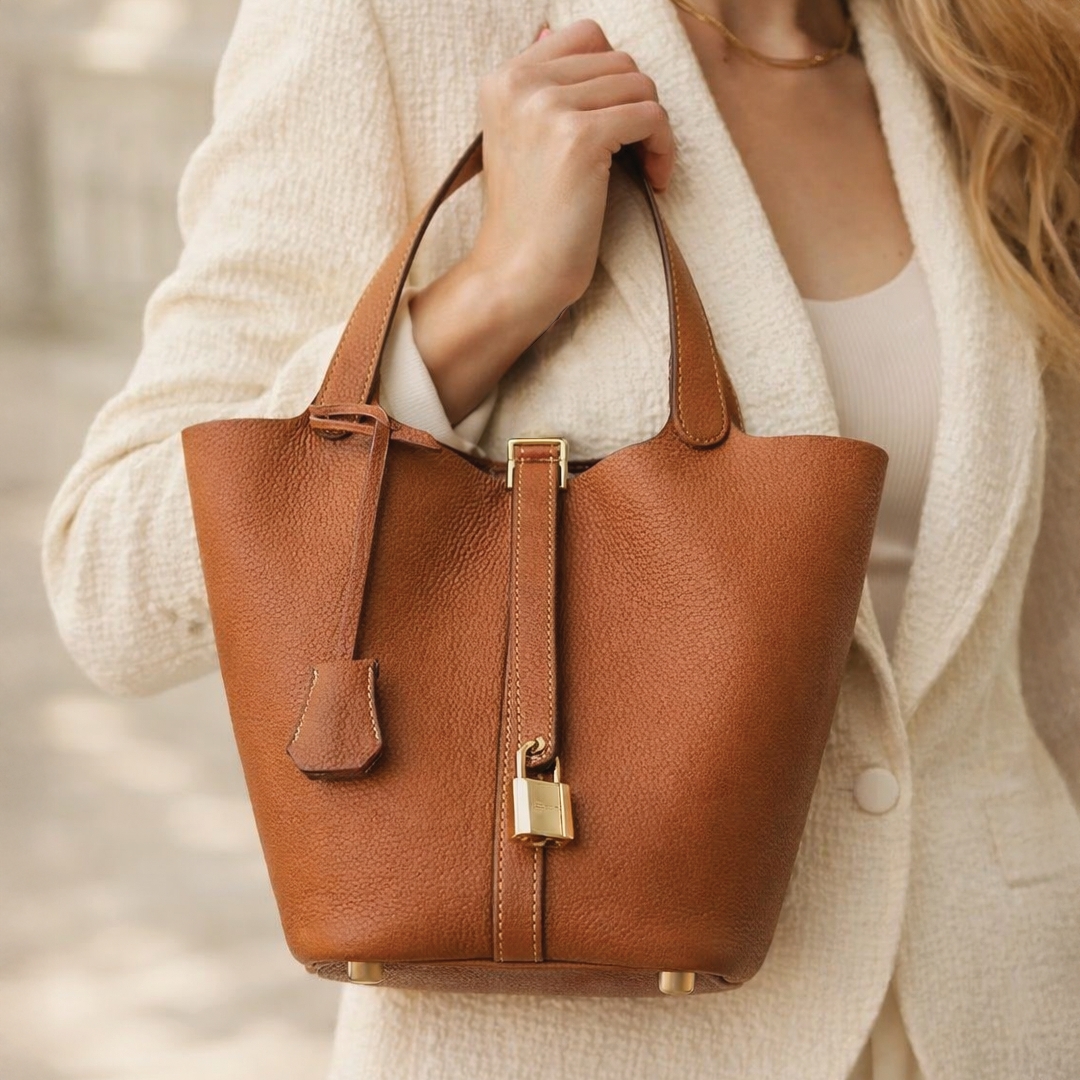 Ann - Leather Tote Bag