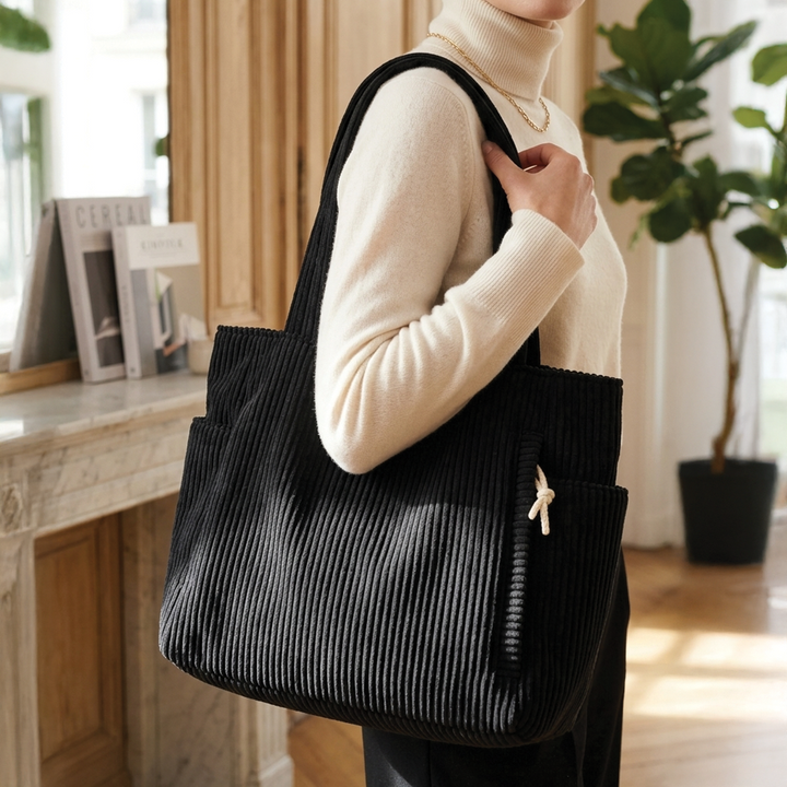 Aubrey - Corduroy Tote Bag