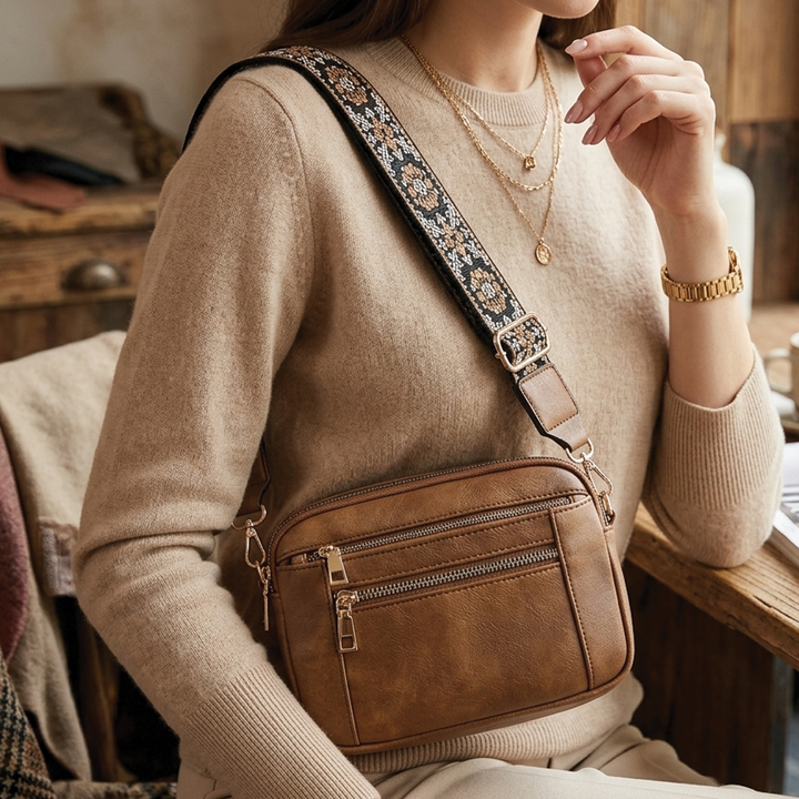 Christine - Vegan Leather Crossbody Shoulder Bag