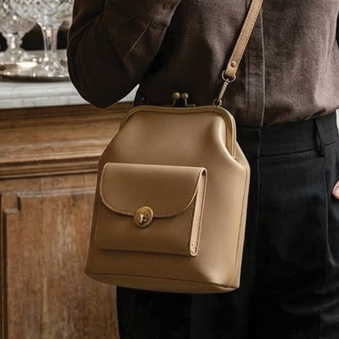 Diana - Vegan Leather Structured Handbag