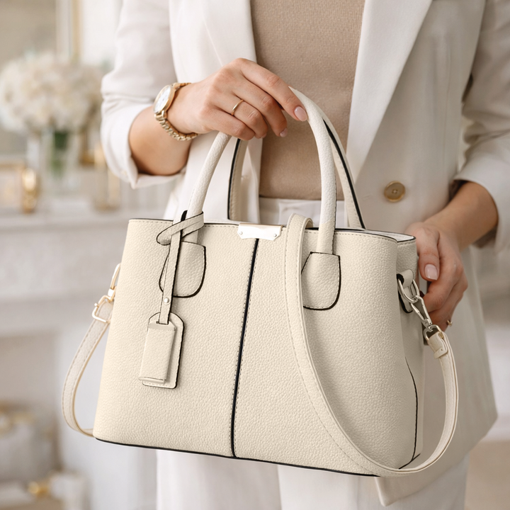 Martha - Vegan Leather Structured Handbag