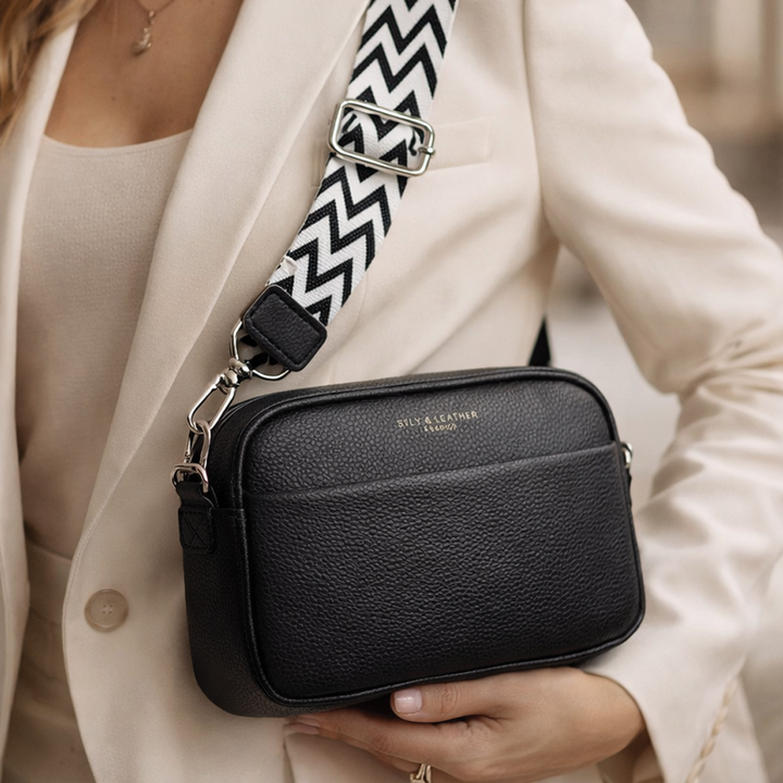 Stella - Pebbled Leather Crossbody Bag