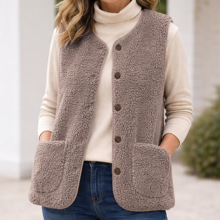Cozy Plush Vest for Women