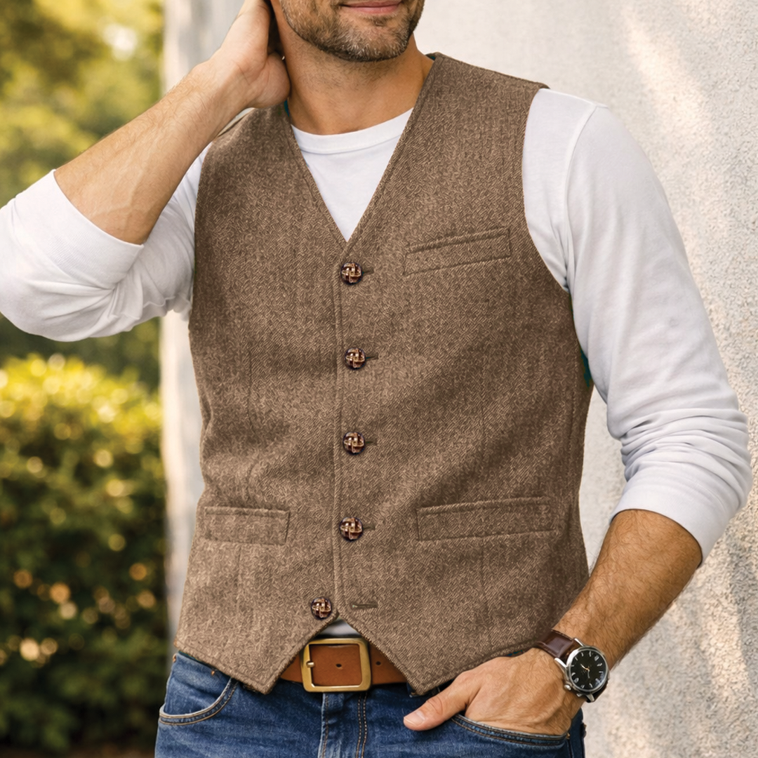 David - Casual Denim Vest