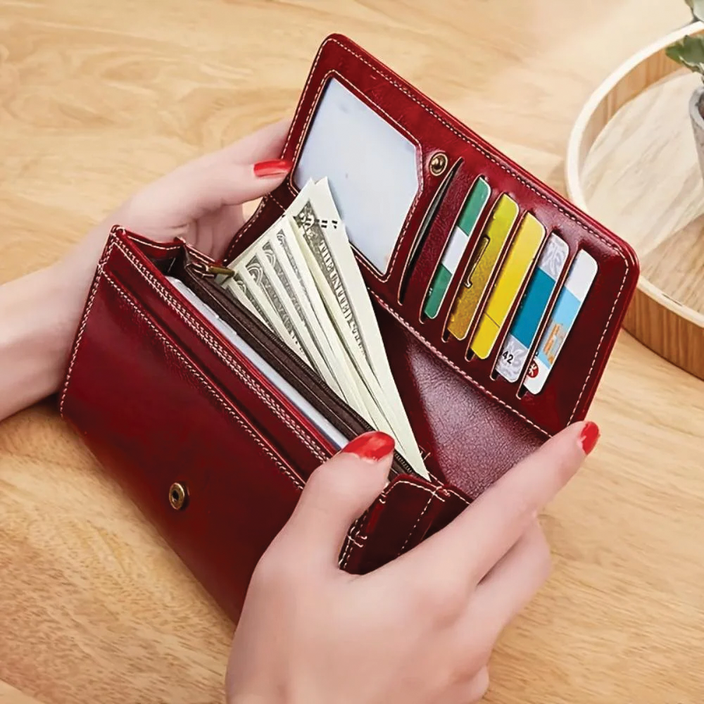 Sandra - Leather Bifold Wallet