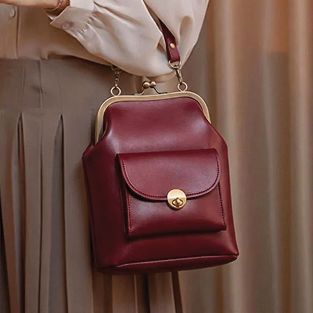 Diana - Vegan Leather Structured Handbag
