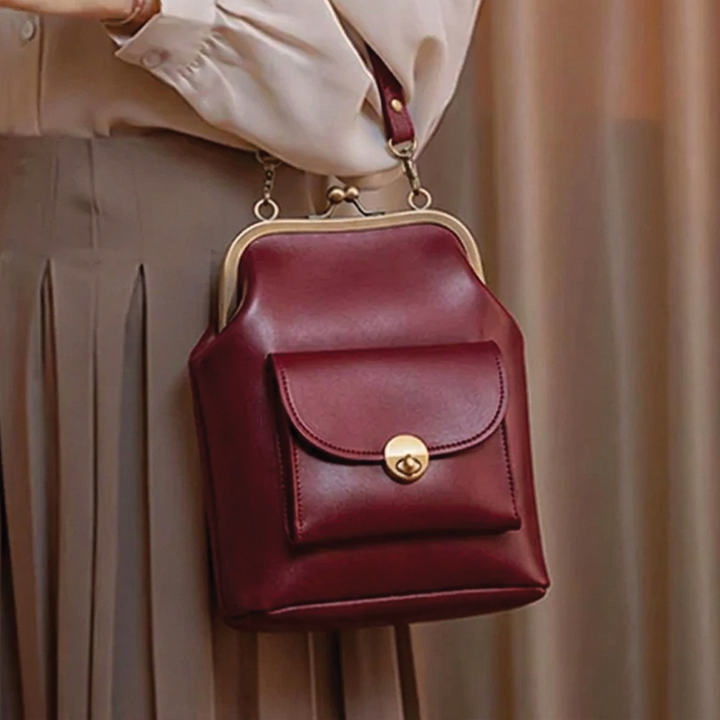 Diana - Vegan Leather Structured Handbag