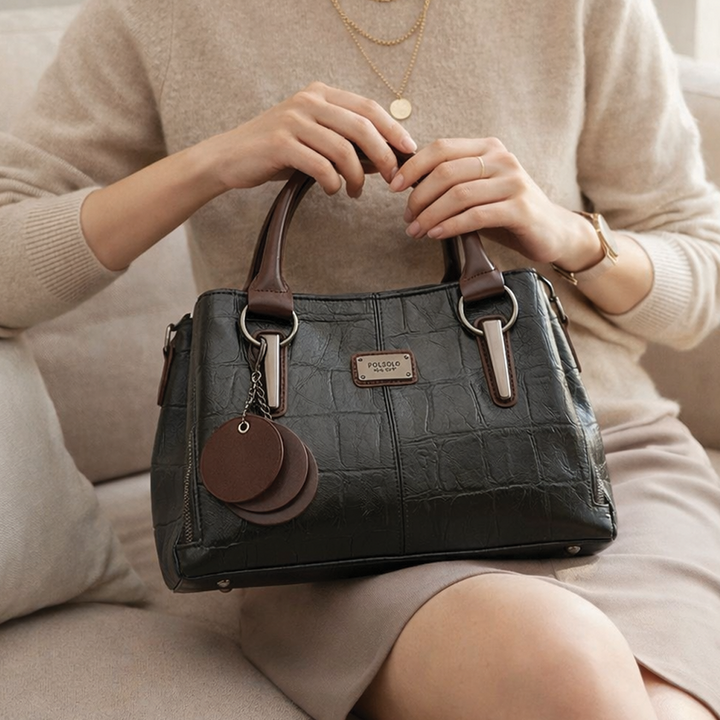 Joyce - Leather Structured Handbag
