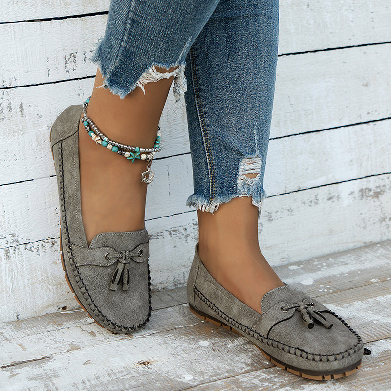 Reagan - Classic Bow Loafers