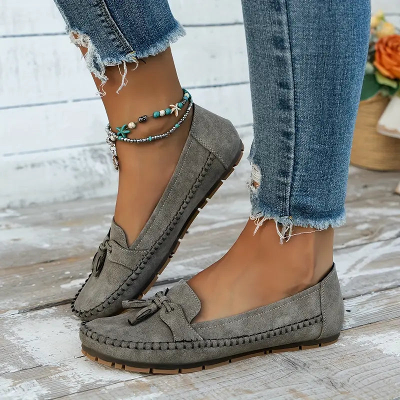 Reagan - Classic Bow Loafers