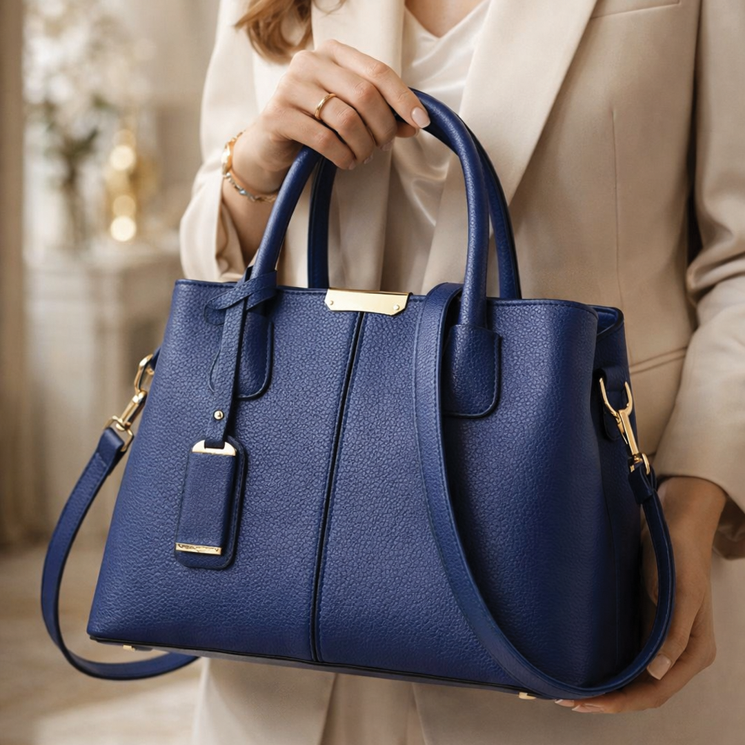 Martha - Vegan Leather Structured Handbag