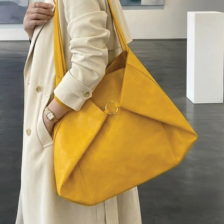 Heather - Vegan Leather Tote Bag
