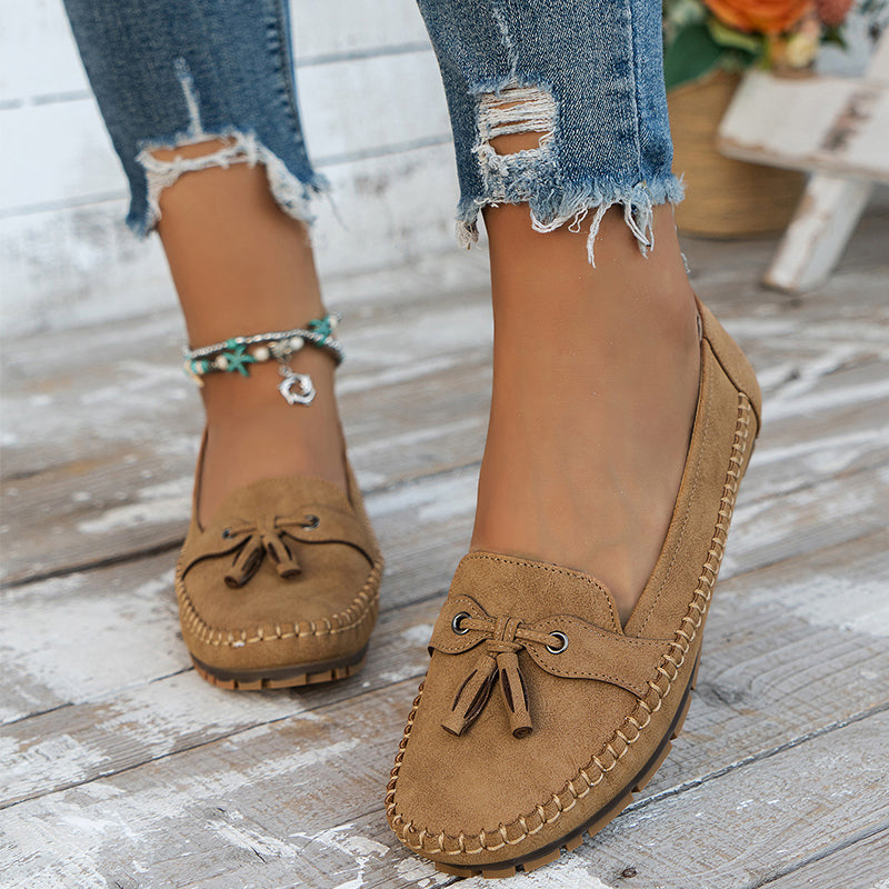 Reagan - Classic Bow Loafers