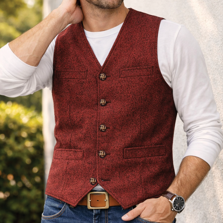 David - Casual Denim Vest