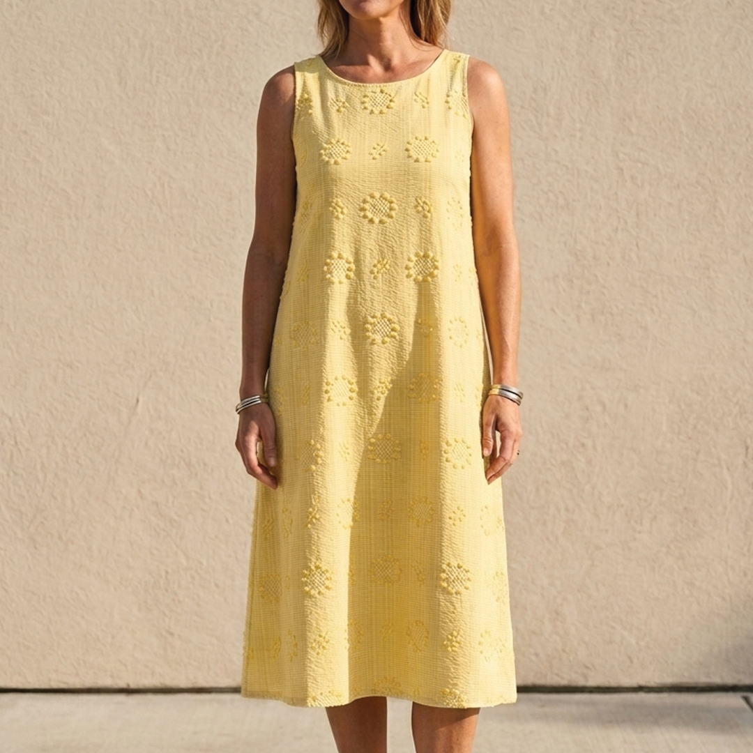Olivia – Printed Midi Dress