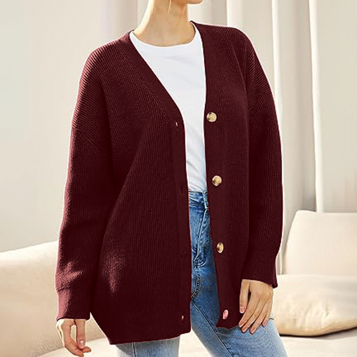 Isla - Knit Button Cardigan