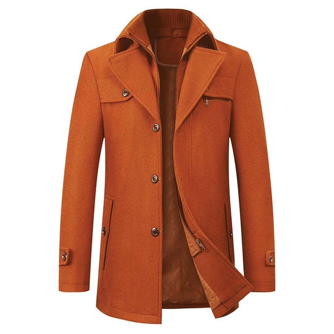 Elijah - Wool Blend Overcoat