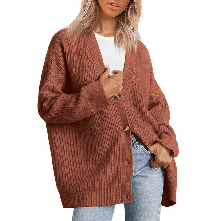 Anna - Striped Knit Cardigan