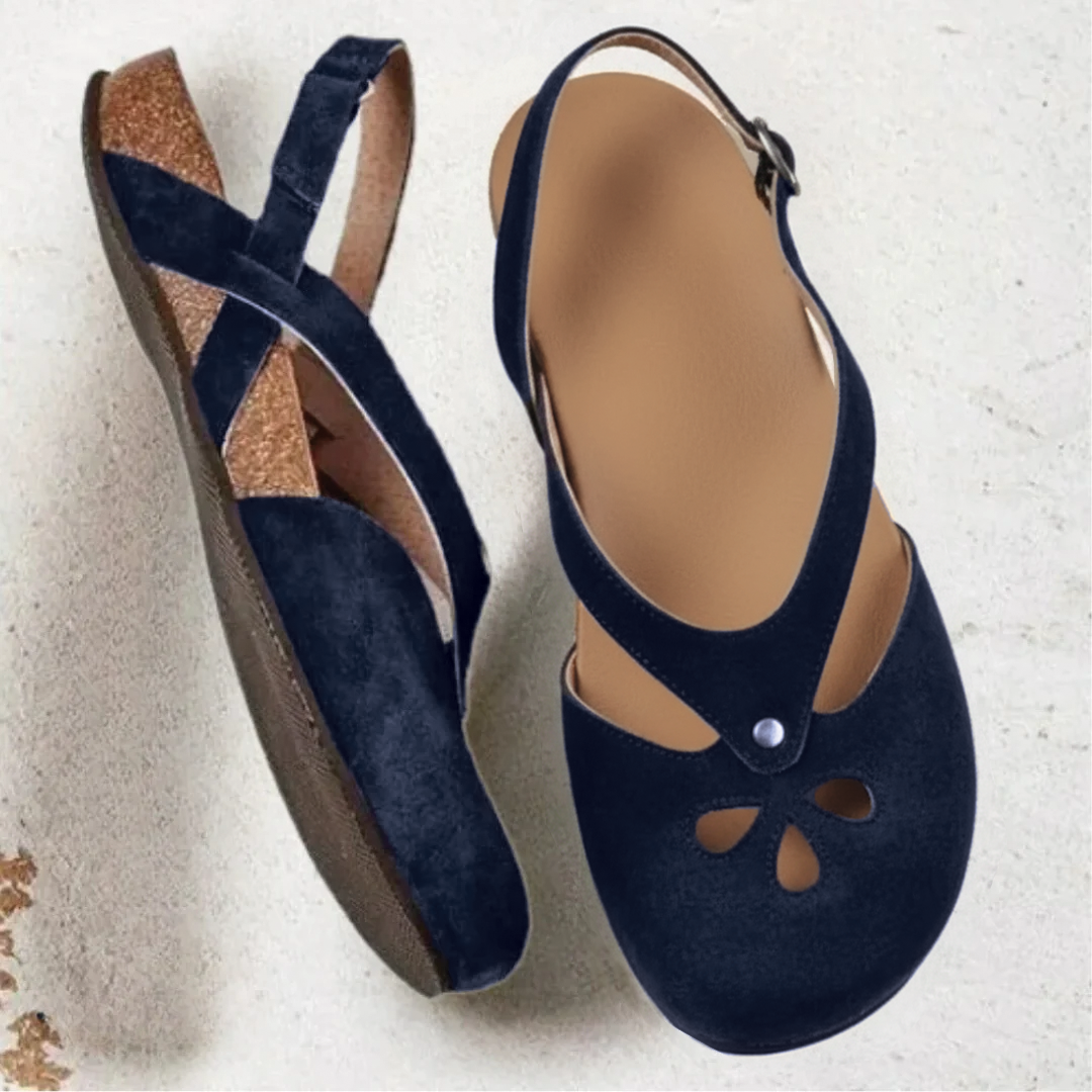 Maya - Closed-Toe Slingback Sandals