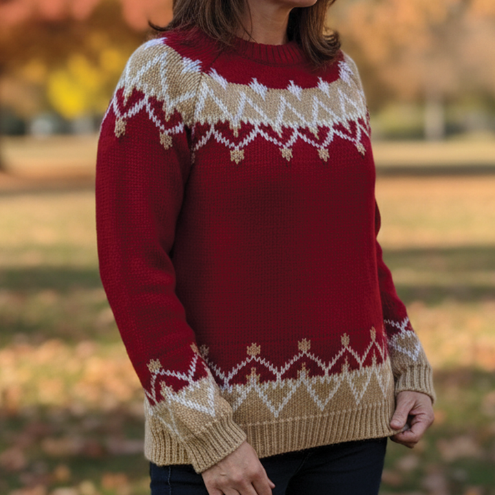 Lisa - Knit Pullover Sweater