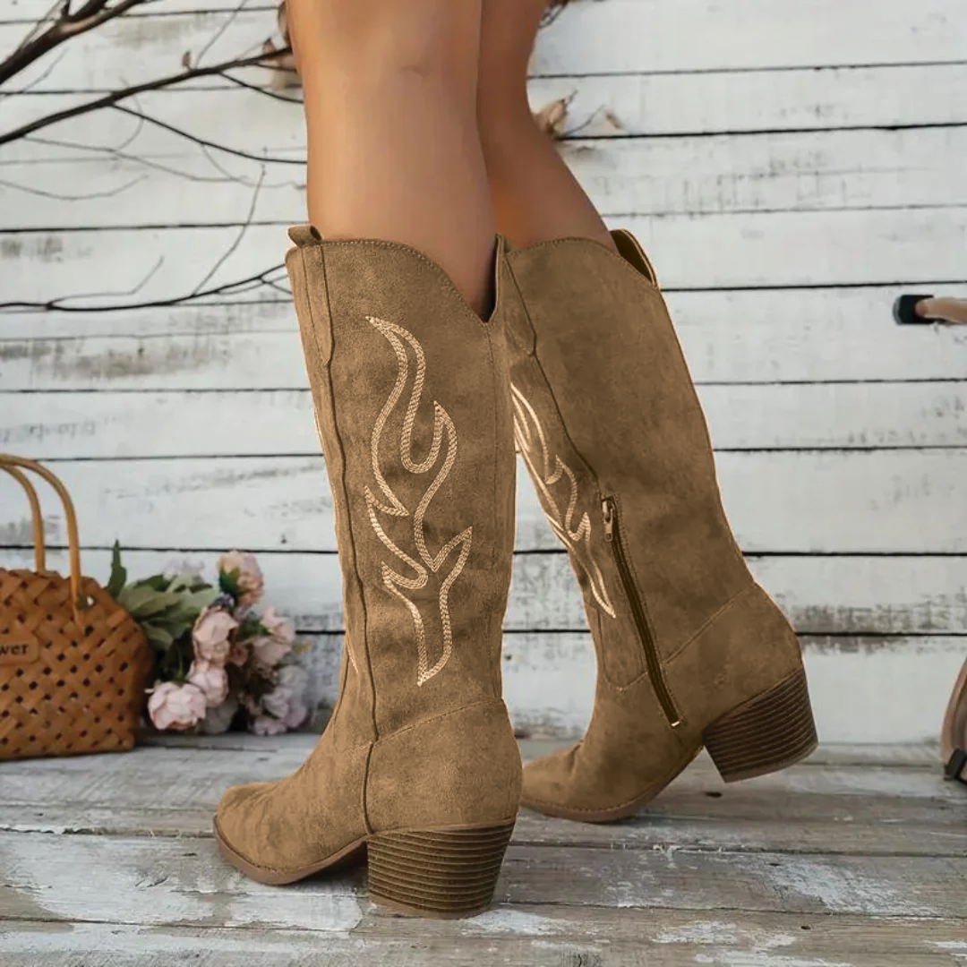 Joyce - Western Cowboy Boots