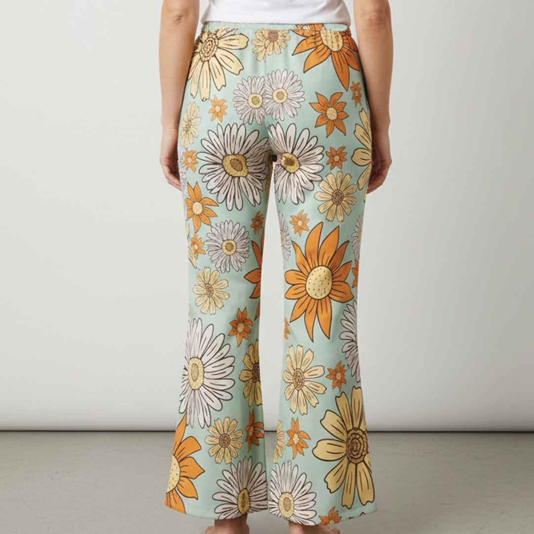 Jan - Floral Wide-Leg Pants