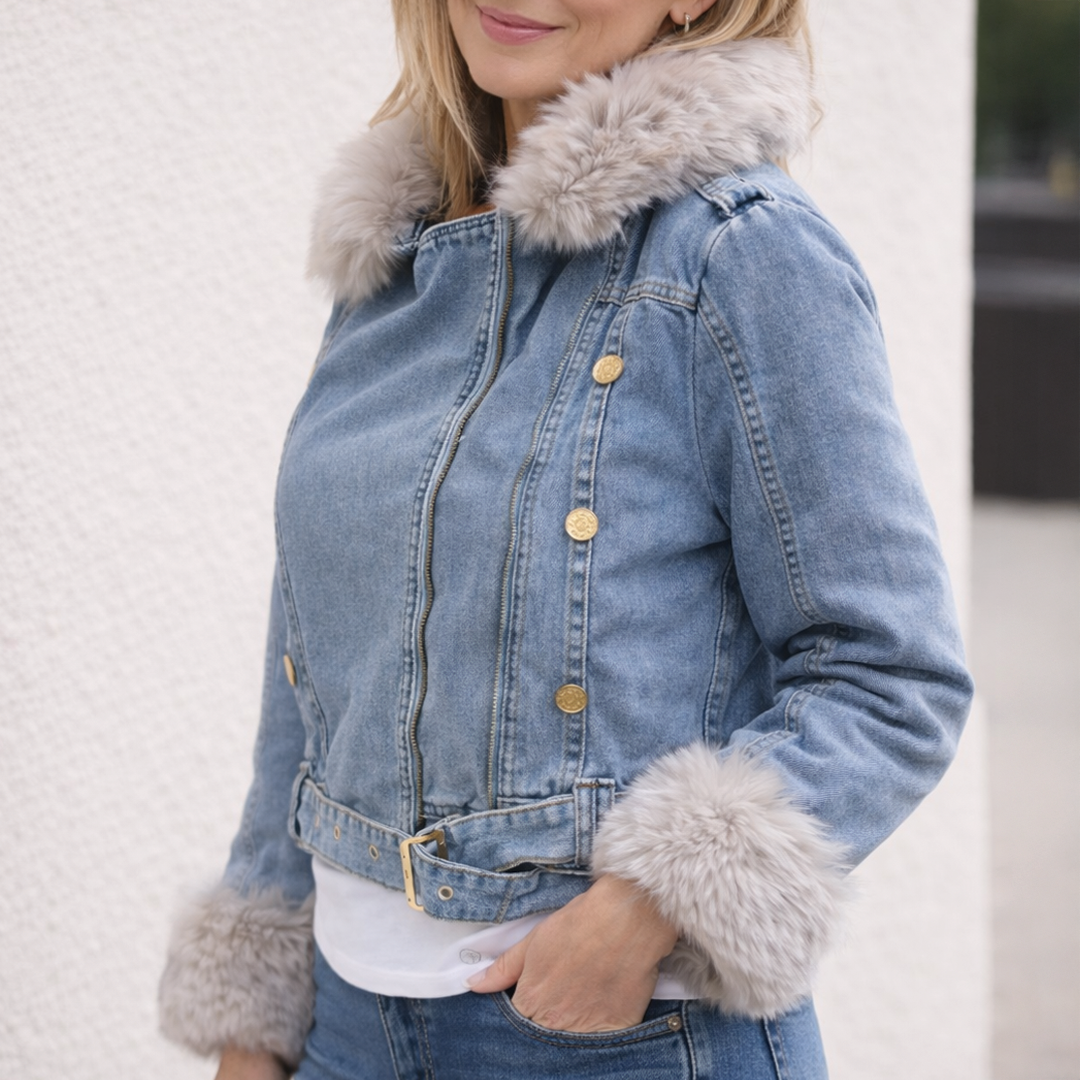 Chloe - Cropped Denim Jacket