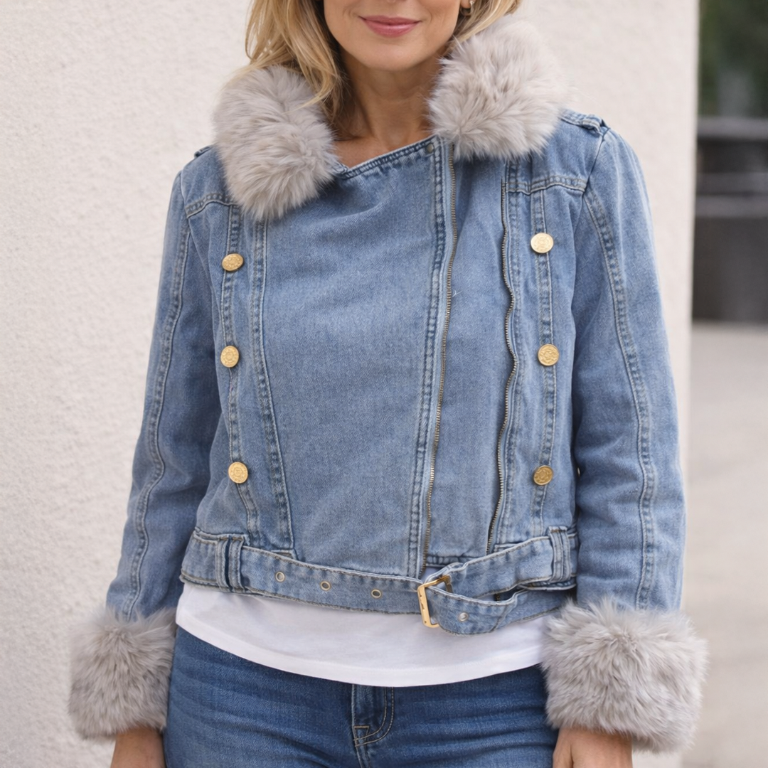 Chloe - Cropped Denim Jacket